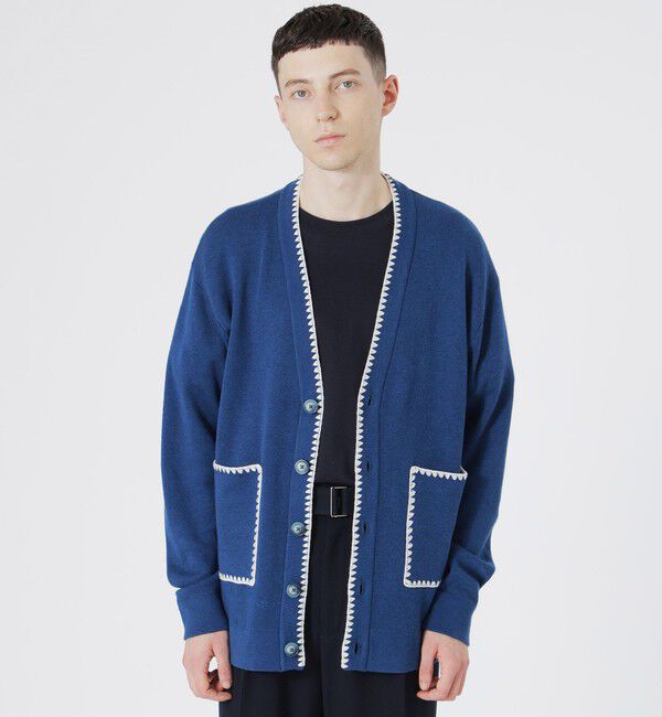  「【UNISEX】エンブロイダリーカーディガン」|ニット・セーター|