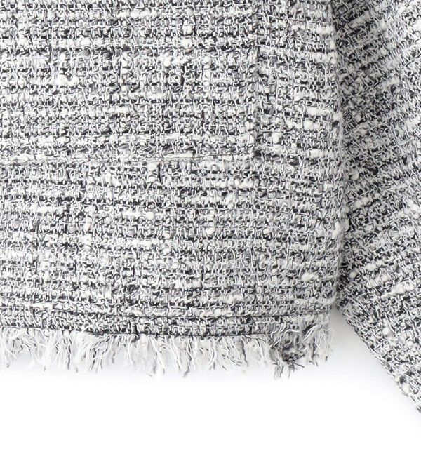  「クロップドツイードブルゾン」|ブルゾン・スタジャン|