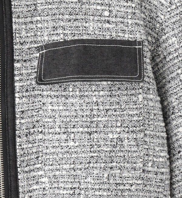  「クロップドツイードブルゾン」|ブルゾン・スタジャン|