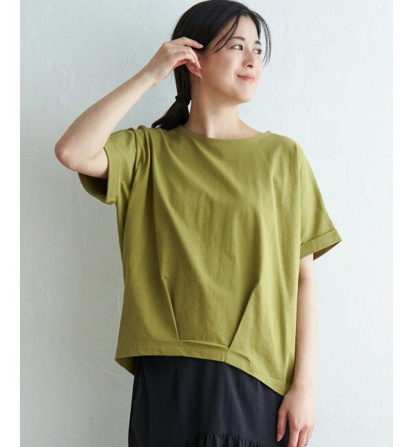 ikka「冷感ドルマンタックプルオーバー」|その他|アップル