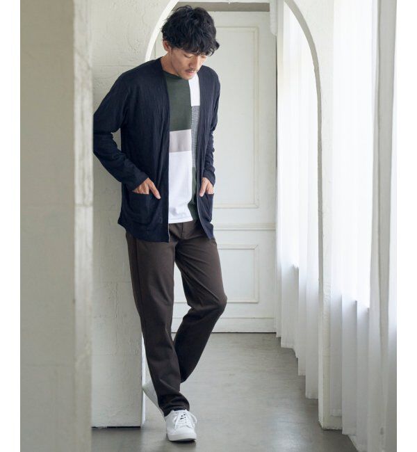 ikka「ブロックスグレンチェックキリカエＴ」|Tシャツ・カットソー|