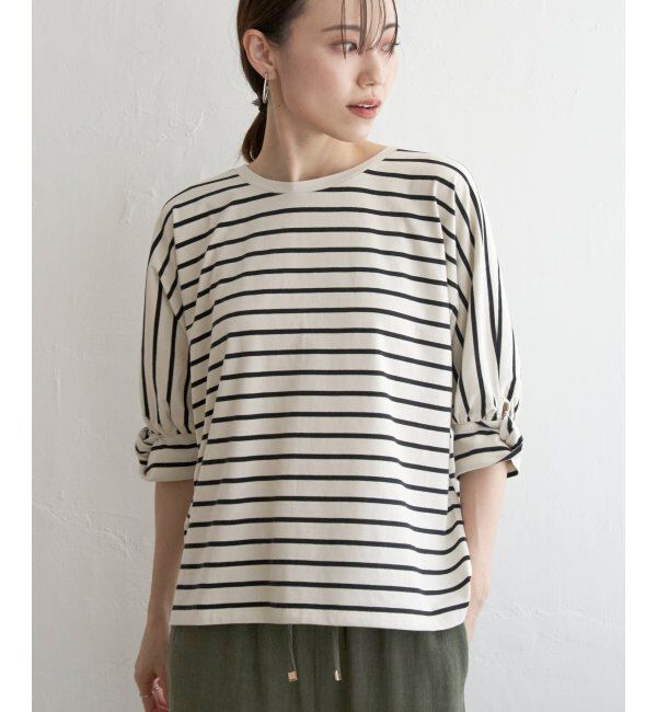 ikka「冷感ツイストドルマンプルオーバー」|プルオーバー|