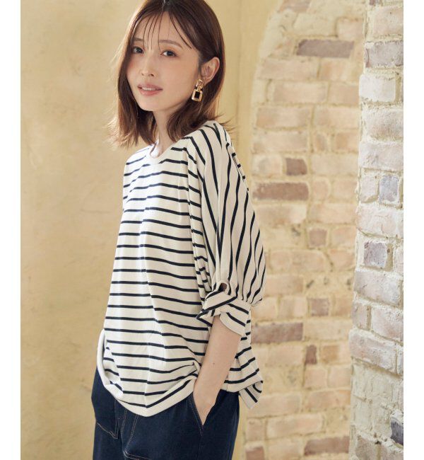 ikka「冷感ツイストドルマンプルオーバー」|プルオーバー|