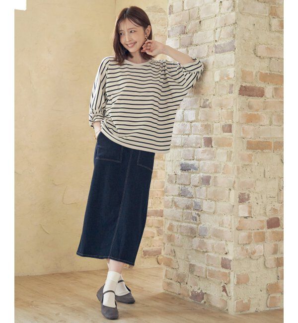 ikka「冷感ツイストドルマンプルオーバー」|プルオーバー|