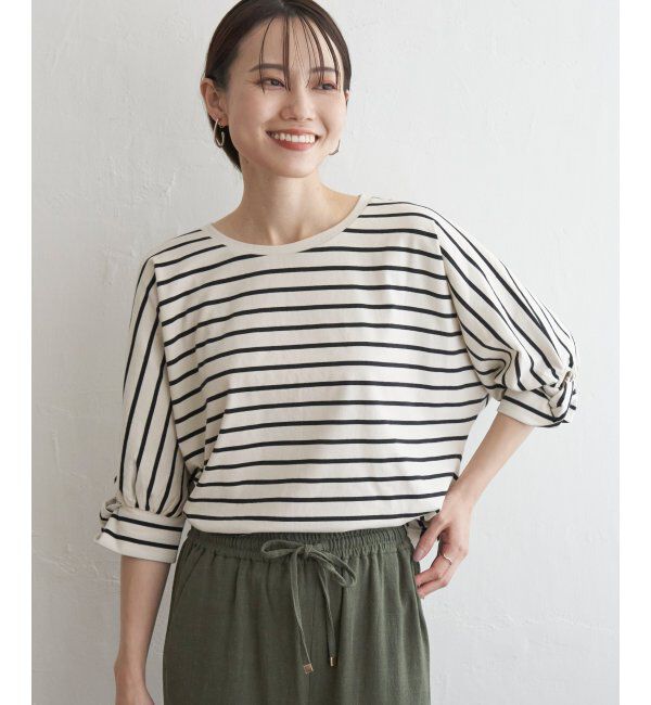 ikka「冷感ツイストドルマンプルオーバー」|プルオーバー|