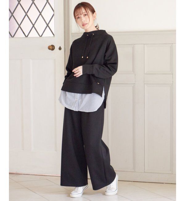 ikka「GOKU楽ダンボールスピンドル」|パーカー|