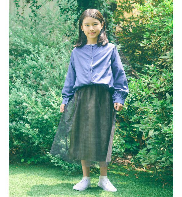 ikka kids「【親子おそろい】チュールロングスカート（120~160cm）」|スカート|