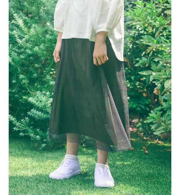 ikka kids「【親子おそろい】チュールロングスカート（120~160cm）」|スカート|