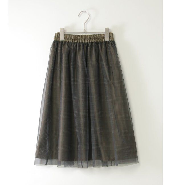 ikka kids「【親子おそろい】チュールロングスカート（120~160cm）」|スカート|