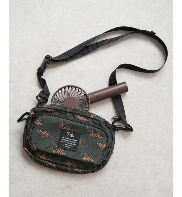 ikka「【撥水／防水】KiU フロントポケットミニショルダーバッグ」|その他|ダークオリーブ
