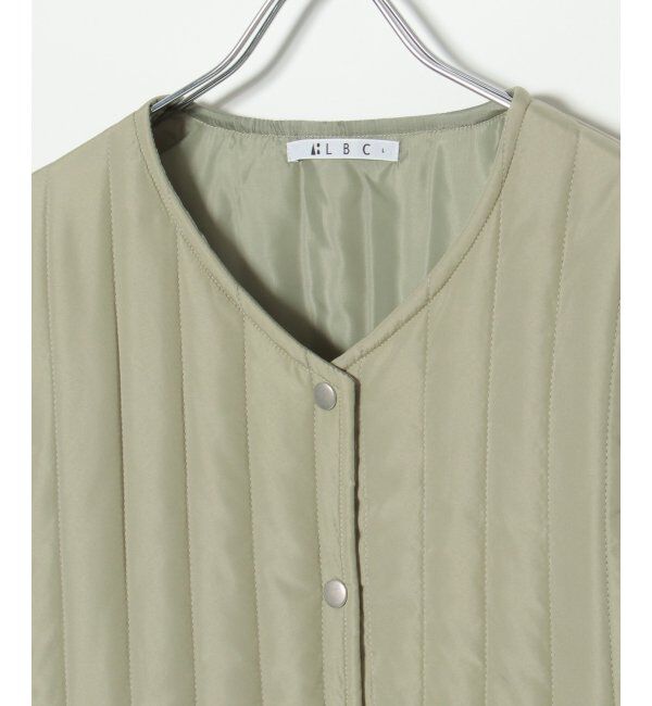 Lbc with Life「【2点セット】ボアベストキルトアウターセット」|ブルゾン・スタジャン|