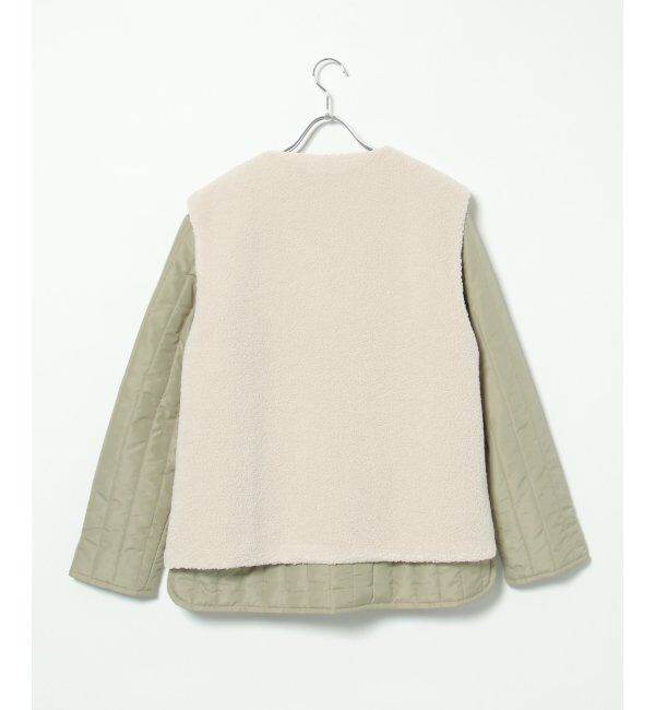 Lbc with Life「【2点セット】ボアベストキルトアウターセット」|ブルゾン・スタジャン|