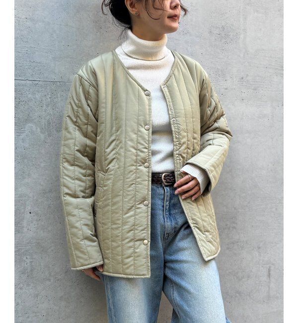 Lbc with Life「【2点セット】ボアベストキルトアウターセット」|ブルゾン・スタジャン|