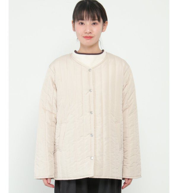 Lbc with Life「【2点セット】ボアベストキルトアウターセット」|ブルゾン・スタジャン|