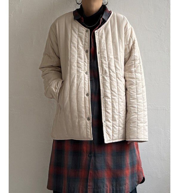 Lbc with Life「【2点セット】ボアベストキルトアウターセット」|ブルゾン・スタジャン|