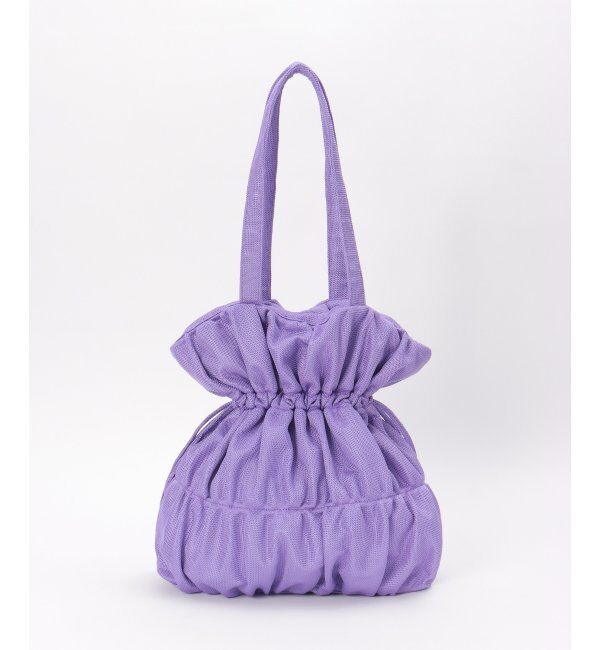 Lbc with Life「メッシュギャザー巾着トートバッグ」|その他|