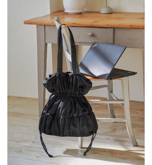 Lbc with Life「メッシュギャザー巾着トートバッグ」|その他|