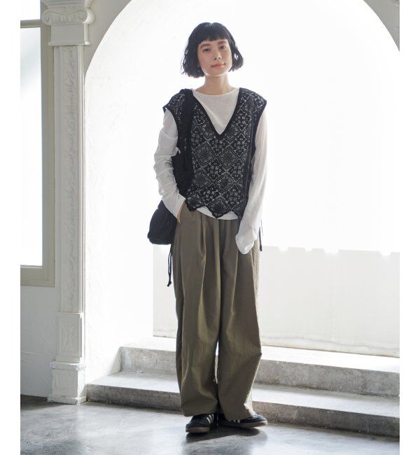 Lbc with Life「メッシュギャザー巾着トートバッグ」|その他|