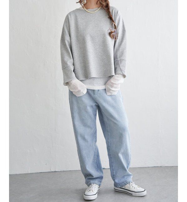 Lbc with Life「レース切り替えスリーブプルオーバー」|その他|