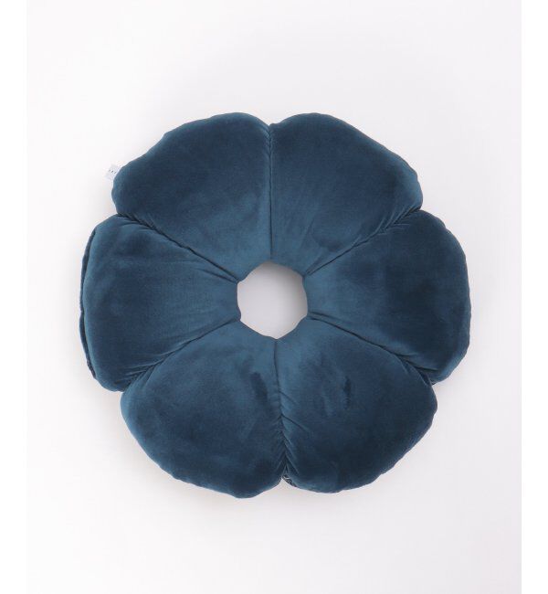 Lbc with Life「シェニール　花円座クッション」|クッション・クッションカバー|