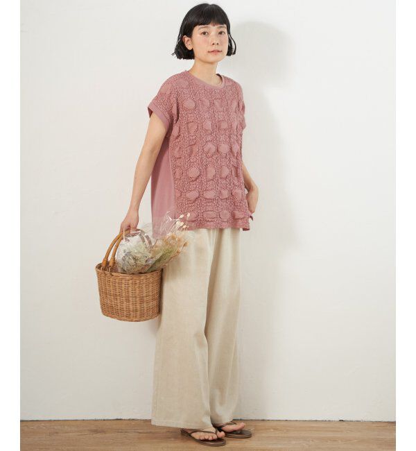 Lbc with Life「レースジャカード切り替えプルオーバー」|その他|