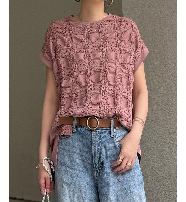 Lbc with Life「レースジャカード切り替えプルオーバー」|その他|