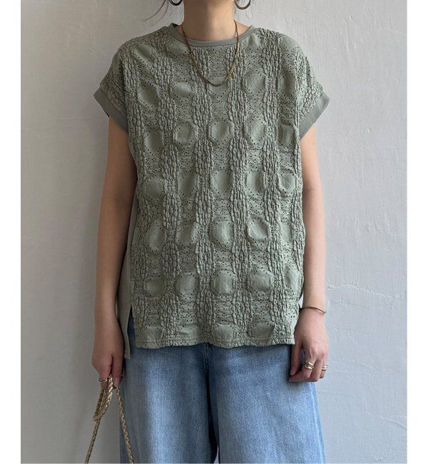 Lbc with Life「レースジャカード切り替えプルオーバー」|その他|