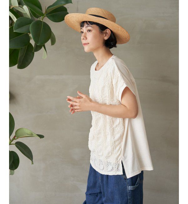 Lbc with Life「レースジャカード切り替えプルオーバー」|その他|