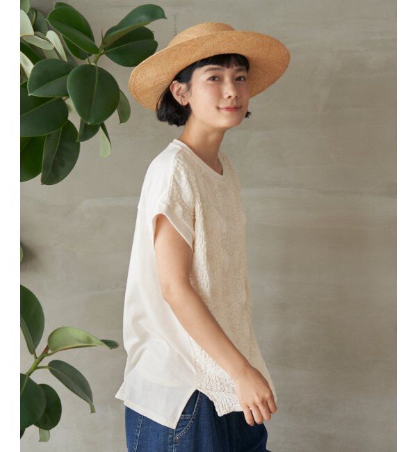 Lbc with Life「レースジャカード切り替えプルオーバー」|その他|