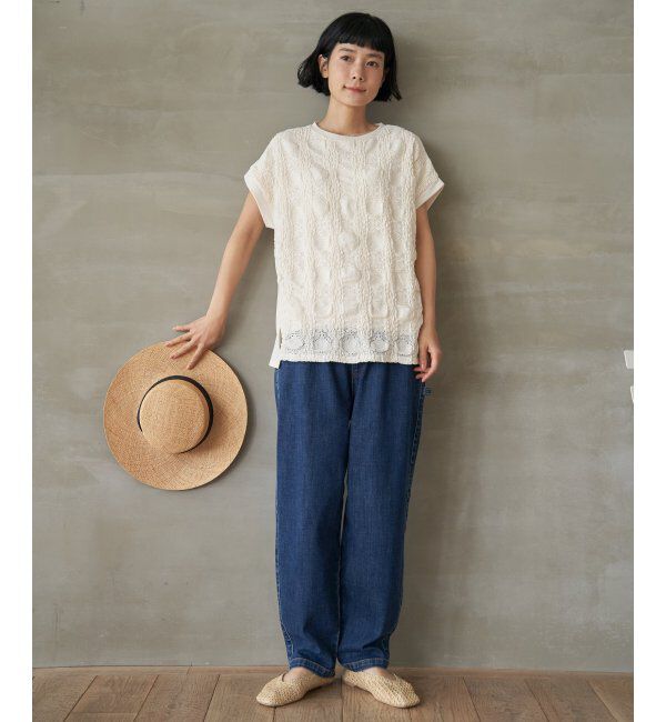 Lbc with Life「レースジャカード切り替えプルオーバー」|その他|