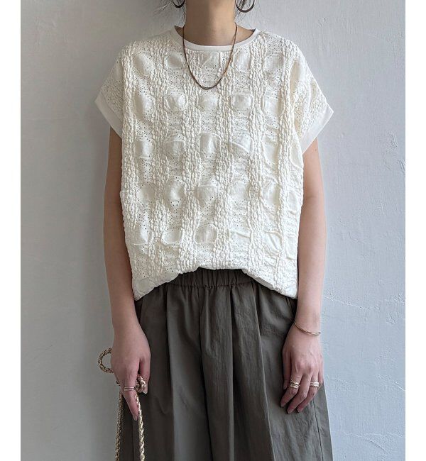 Lbc with Life「レースジャカード切り替えプルオーバー」|その他|