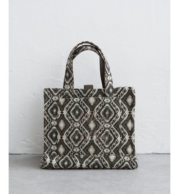 Lbc with Life「ジャガード手持ちロゴバッグ」|その他|