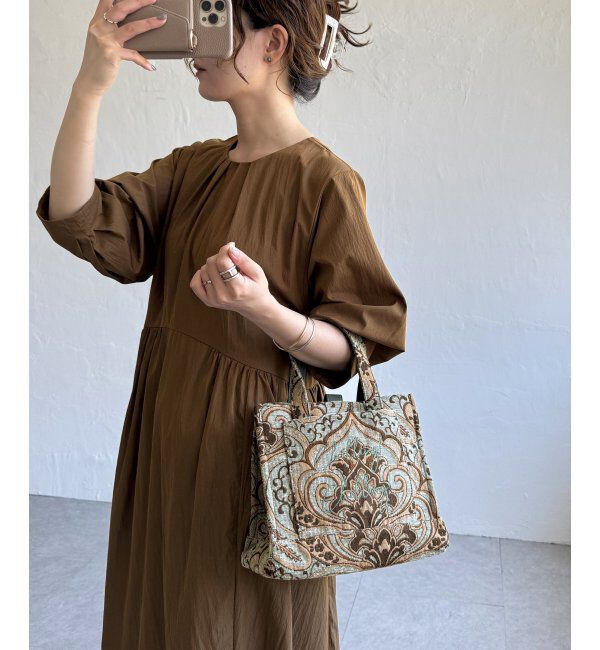 Lbc with Life「ジャガード手持ちロゴバッグ」|その他|