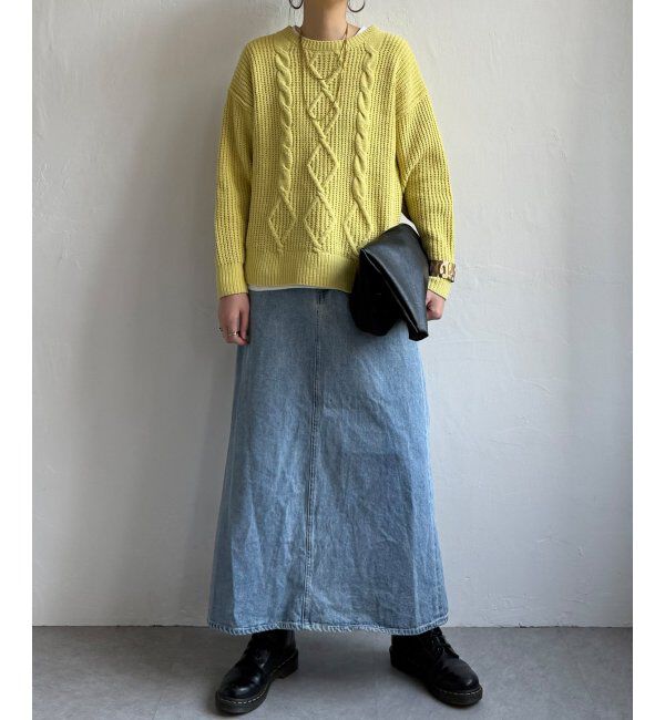 Lbc with Life「マットモールケーブルニットプルオーバー」|カーディガン|