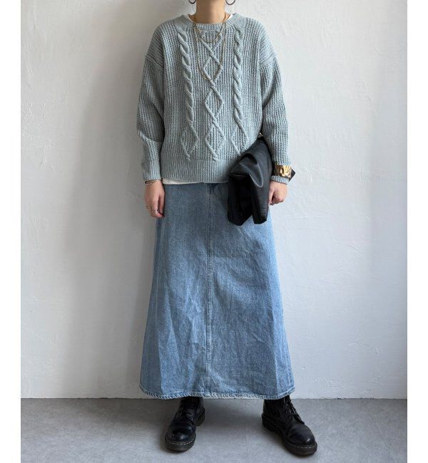 Lbc with Life「マットモールケーブルニットプルオーバー」|カーディガン|