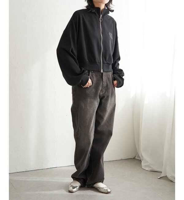VENCE share style「裏毛ショートブルゾン」|スウェット・ジャージ|