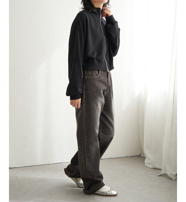 VENCE share style「裏毛ショートブルゾン」|スウェット・ジャージ|