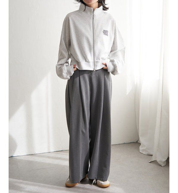 VENCE share style「裏毛ショートブルゾン」|スウェット・ジャージ|