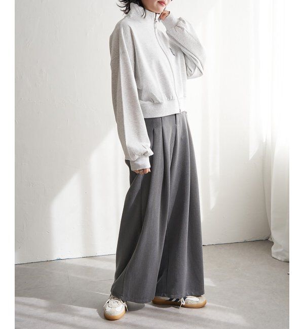 VENCE share style「裏毛ショートブルゾン」|スウェット・ジャージ|