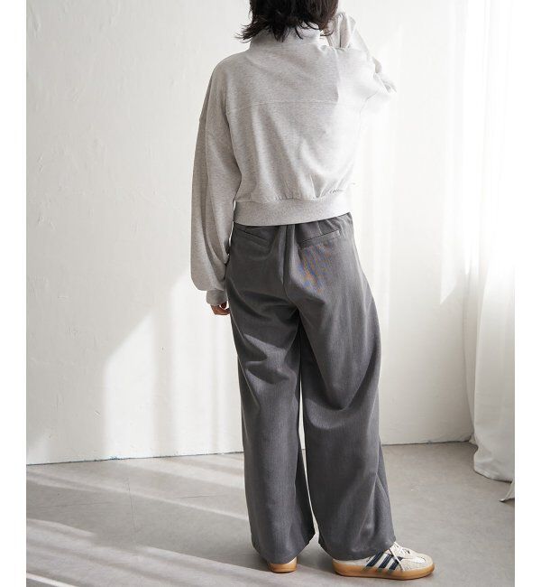 VENCE share style「裏毛ショートブルゾン」|スウェット・ジャージ|