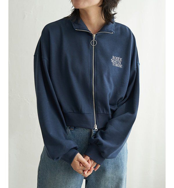 VENCE share style「裏毛ショートブルゾン」|スウェット・ジャージ|