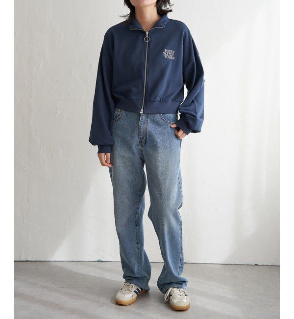 VENCE share style「裏毛ショートブルゾン」|スウェット・ジャージ|