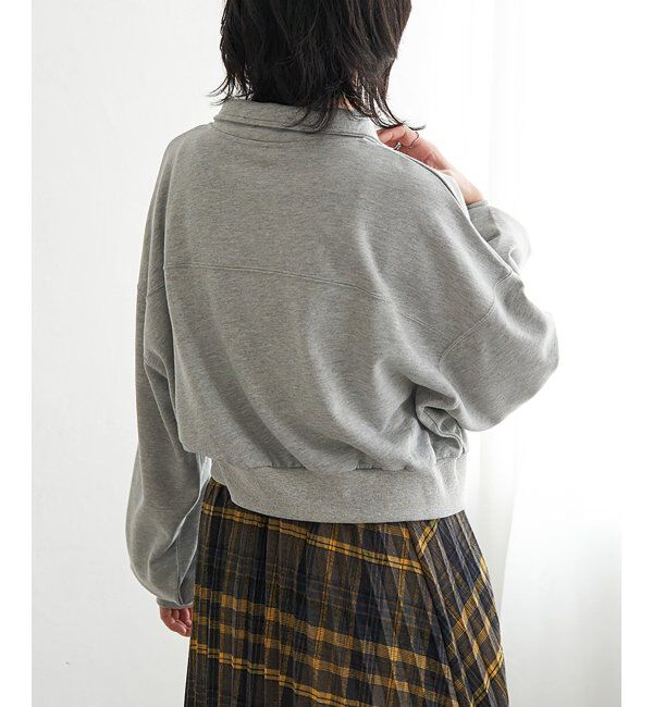 VENCE share style「裏毛ショートブルゾン」|スウェット・ジャージ|