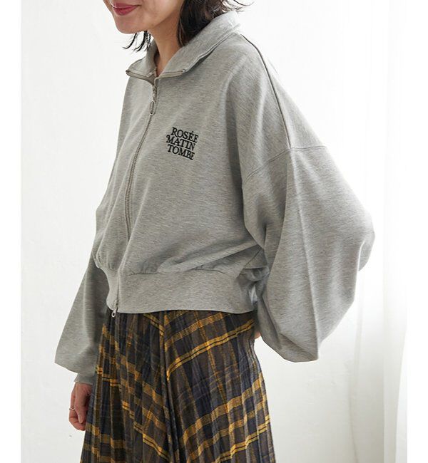 VENCE share style「裏毛ショートブルゾン」|スウェット・ジャージ|