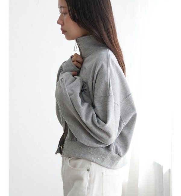 VENCE share style「裏毛ショートブルゾン」|スウェット・ジャージ|