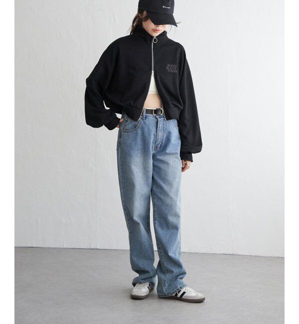 VENCE share style「裏毛ショートブルゾン」|スウェット・ジャージ|