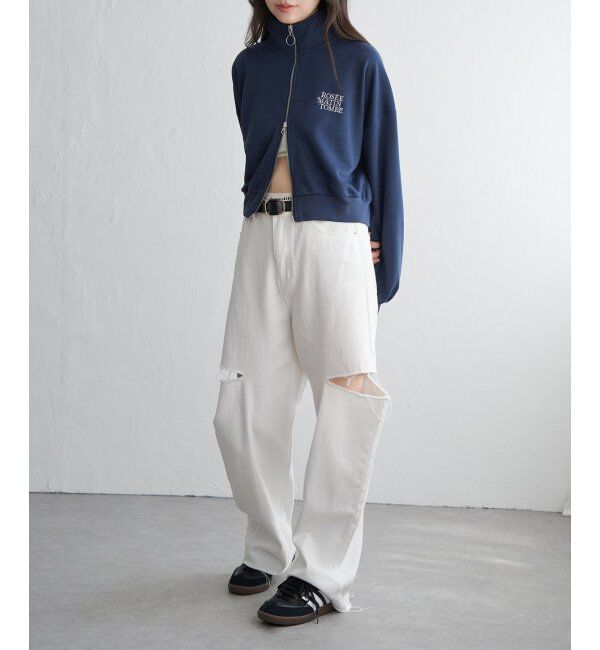 VENCE share style「裏毛ショートブルゾン」|スウェット・ジャージ|