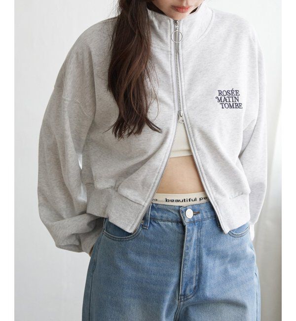 VENCE share style「裏毛ショートブルゾン」|スウェット・ジャージ|