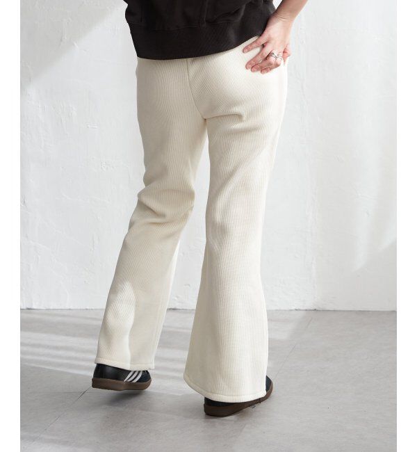 VENCE share style「コーデユロイ裏フリースフレアパンツ」|その他|