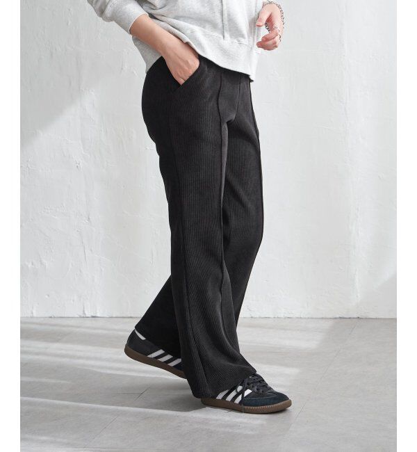 VENCE share style「コーデユロイ裏フリースフレアパンツ」|その他|